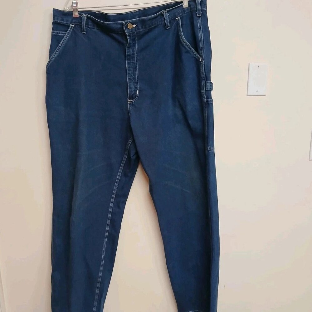 Carhartt B13 DST Jeans Dungaree Fit Size 42x34 Dark Wash
